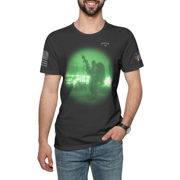 Swiss Sniper - MOLAN LAB - Unisex All-Over Print Cotton T-shirts - Image 3